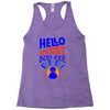 grover hello Racerback Tank
