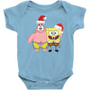 spongebob squarepants and patrick christmas Baby Bodysuit