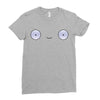Mooncake Face Ladies Fitted T-Shirt