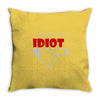 i'm with this idiot funn Throw Pillow