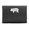 pig sausages funny Accessory Pouches