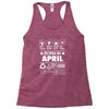 Born In April Racerback Tank