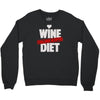wine diet challenge accepted Crewneck Sweatshirt
