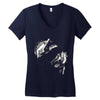 self made zombie Women's V-Neck T-Shirt