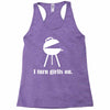 i turn grills on Racerback Tank