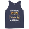 january  girl is a perfect combination of princess and warrior Tank Top