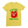 dread at the controls Ladies Fitted T-Shirt