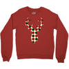 christmas deer Crewneck Sweatshirt