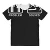 drifting   problem solved mens funny All Over Women's T-shirt