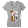 the mad man in the box Women's V-Neck T-Shirt