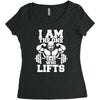 i am the one who lifts Women's Triblend Scoop T-shirt