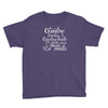 she's country from her cowboy boots Youth Tee
