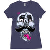 king of mustache Ladies Fitted T-Shirt