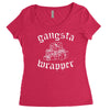 gangsta wrapper Women's Triblend Scoop T-shirt
