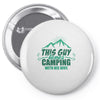 This Guy Loves Camping With His Wife Pin-back button