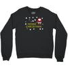 santa peeing merry christmas Crewneck Sweatshirt