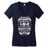 Super Cool Mimi Of A Freaking Awesome Daughter Women's V-Neck T-Shirt
