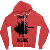 fortnite sniper inside Zipper Hoodie