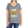 All Men Are Created Equal But Only The Best Are Born In Marc Ladies Curvy T-Shirt