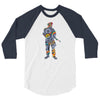 Soldier Colorful 3/4 Sleeve Shirt