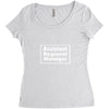assistant to the regional manager Women's Triblend Scoop T-shirt