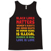 black lives matters, women's rights are human rights Tank Top