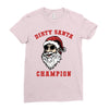 dirty santa champion Ladies Fitted T-Shirt