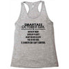 Smartass October Girl Racerback Tank