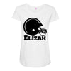 promo football Maternity Scoop Neck T-shirt