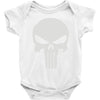 the punisher skull head Baby Onesie