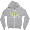 team herbivore! Zipper Hoodie