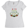 home is where the guac is Women's Triblend Scoop T-shirt