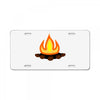 fire License Plate