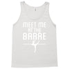 meet me at the barre ballet shoes funny Tank Top