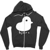 bjork duck diva indie rock band singer Zipper Hoodie