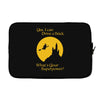 i drive a stick   halloween superpower Laptop sleeve