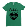 Daddy is My Bestie Ladies Fitted T-Shirt