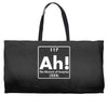 ah, the element of surprise funny periodic table comedy Weekender Totes