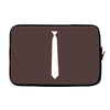 skinny white tie Laptop sleeve