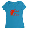 for england and st Women's Triblend Scoop T-shirt