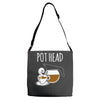 pot head Adjustable Strap Totes