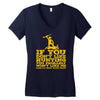 if you don't like hunting Women's V-Neck T-Shirt