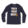trick or treat or beer Long Sleeve Shirts