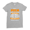 all men are created equal but only the best are born in september Ladies Fitted T-Shirt