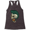 skull punk style Racerback Tank