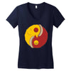 pizza of mind Women's V-Neck T-Shirt