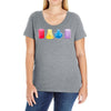 chemistry shot glasses Ladies Curvy T-Shirt