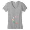 Baby Colorful Foot Women's V-Neck T-Shirt