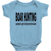 boar hunting tex Baby Bodysuit
