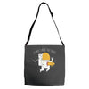 space sucks Adjustable Strap Totes